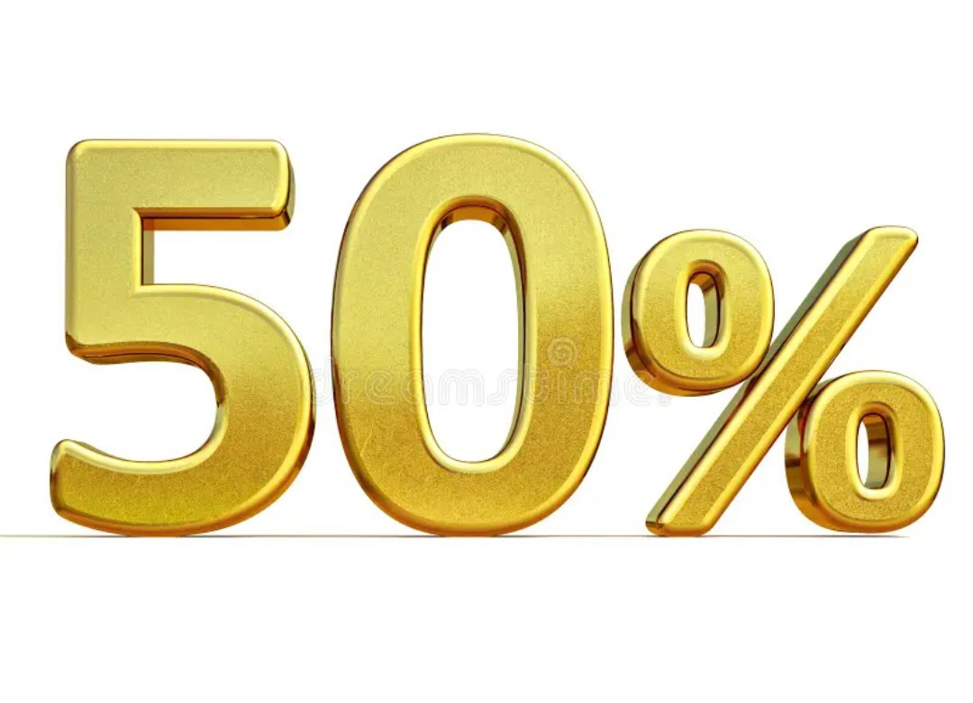50% skidka